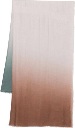 D'Aniello Ombre Frayed-edge Scarf