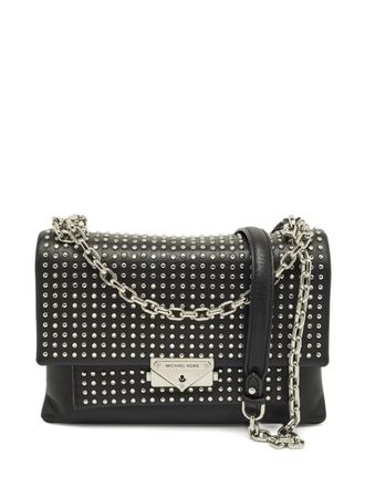Michael Kors Cece studded leather shoulder bag - women - Calf Leather - One Size - Black