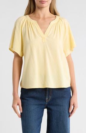 Beach Lunch Lounge Kirby Popover Shirt in Pale Banana at Nordstrom Rack, Size X-Small