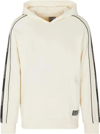 Emporio Armani Logo Series Hoodie - Heren - Hoodies - Wit - XL - Katoen - Hoodies & sweatvesten