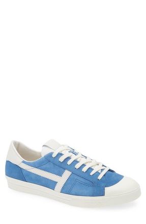 Tom Ford Jarvis Low Top Sneaker in Cobalt/Off White/Ivory at Nordstrom, Size 10Us
