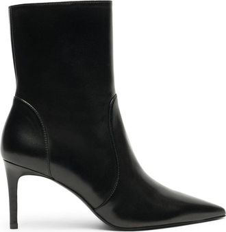 Stuart Weitzman Power ZIP 75 - Dames - Laarzen met Hak - Zwart - 41 1/2 EU - Schoenen