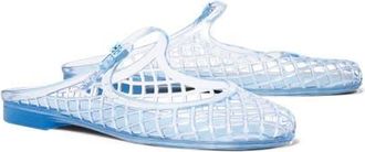 Tory Burch Mellow Mary Jane Jelly Mule in Pool Blue/pool Blue at Nordstrom, Size 10
