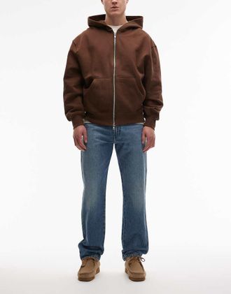 Wrangler Frontier - Jeans dritti vestibilit&agrave; comoda blu lavaggio scuro