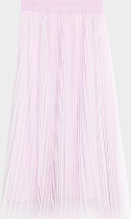 Fabiana Filippi Pleated Tulle Midi Skirt