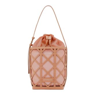 Emporio Armani Tassen, Heren, Roze, ONE Size, Polyester, Bucket Bag in Kooi-stijl