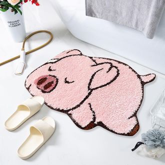 OEM Alfombrilla De Ba&ntilde;o Absorbente Con Estampado De Animales De Dibujos Animados, Ideal Para Dormitorios, Cocinas, Ba&ntilde;os, Recibidores Y Otras Zonas Comune