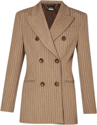 Liu Jo Chique Blazer Jas - Dames - Blazers - Bruin - XL - Polyester - Jassen