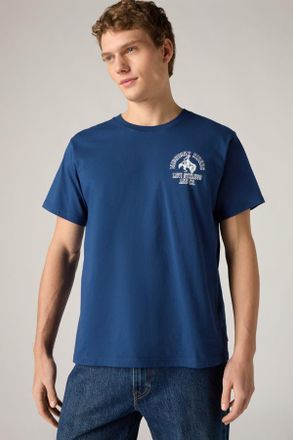 Levi's T-shirt taglio comodo - Uomo - L - Blu / Midnight Riders 2 Navy Poeny Body