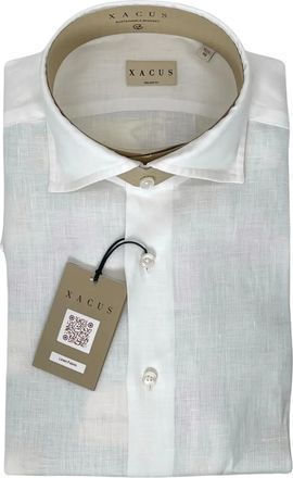 Xacus Camicia con colletto a punta - Bianco