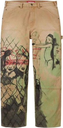 SUPREME FW26 x Rita Ackermann Double Knee Painter Pant Tan FW26P69-TAN