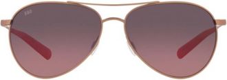 Costa PIPER Rose Gradient Polariized Glass Pilot Ladies Sunglasses 6S6003 600319 58