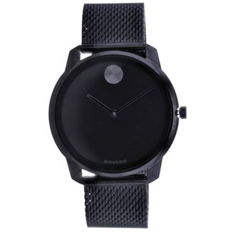 Movado Mens BOLD Black Dial Watch