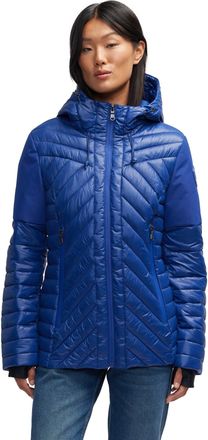 Pajar Womens Esmay Lightweight Mixed Media Quilted Packable Puffer