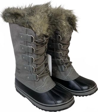 Sorel Womens Arctic Mid Calf Lace Up Warm Snow Boots In Gray