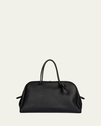 Jacquemus Mens Le Grand Turismo Leather Bowling Bag