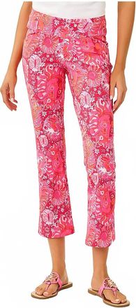 Lilly Pulitzer Upf 50+ Luxletic Corso Kick Flare Pants In Paradise Punch Jims Stuff