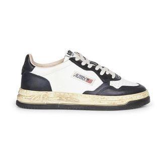 Autry Medalist Low Super Vintage - Heren - Sneakers - Wit - 46 EU - Katoen - Schoenen