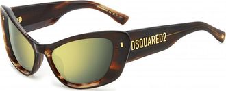 Dsquared2 Womens D2 0118 57 EX4 Sunglasses - Brown - One Size