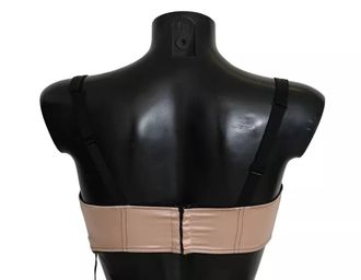 Dolce & Gabbana Womens Black Straps Pink Balconcino Bra Clothing