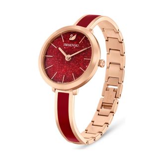 Swarovski Crystalline Bangle Delight - Dames - Horloges - Rood - ONE Size - Accessoires