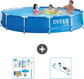 Intex Piscina Con Estructura Redonda - 366x76 Cm - 5-piezas S31603