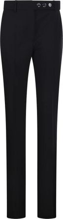 Sportmax Broeken, Dames, Zwart, M, Wol, Harry Pants
