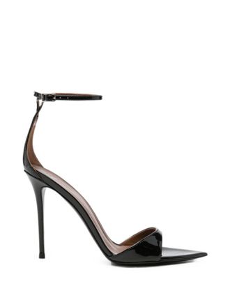 Giuseppe Zanotti Black Ankle Strap Heels