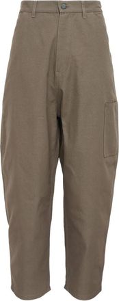 Diomene Pantaloni con tasche applicate - Marrone