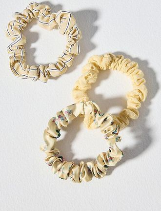Anthropologie Everyday Scrunchies, Set of 3