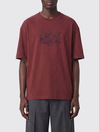 Maison Margiela T-shirt in cotone con logo ricamato