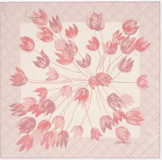 Burberry Tulips Silk Scarf