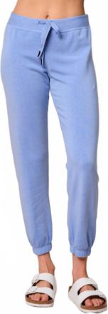Stateside Softest Fleece Drawstring 3/4 Sweatpant In Summer Sky