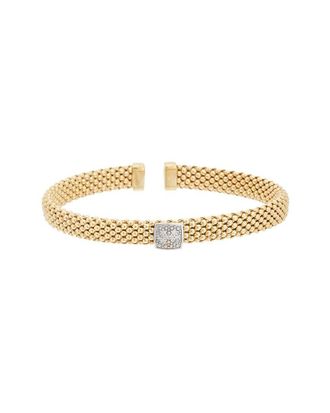 Meshmerise Mesh 0.10 Ct. Tw. Diamond Bangle Bracelet