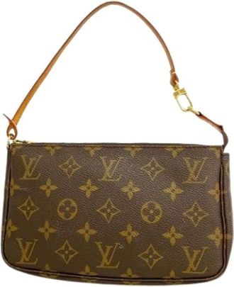 Louis Vuitton Pre-owned Mini Bags, female, Brown, Size: ONE SIZE Pre-owned Pouch