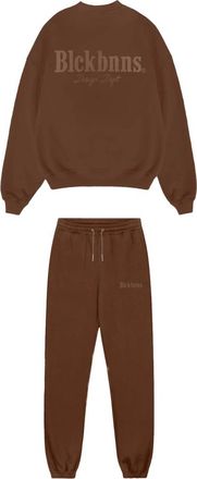 Black Bananas Jumpsuits & Playsuits, Heren, Bruin, XL, Katoen, Design Dept Crewneck Sweatsuit