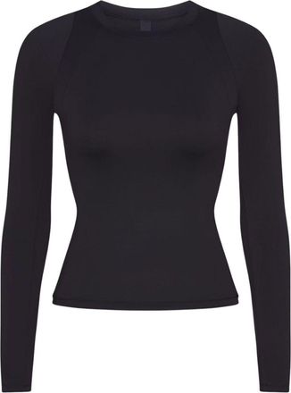 Nike (WMNS) Nike x SKIMS Airy Long-Sleeve Crew-Neck T-Shirt Obsidian TPLST2752-OBD