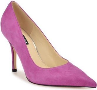 Nine West Gemmha Pointed Toe Pump in Dark Pink at Nordstrom, Size 10.5