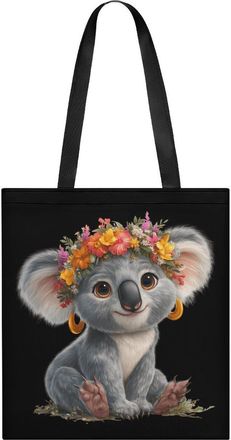 Generic Cute Animal Koala Tote Bag for Women Men Shoulder Bags Purses Pouch Handbags