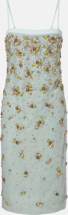 Costarellos Abito midi Palla in tulle di pizzo