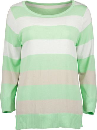 Blue Seven Strickpullover BLUE SEVEN Blue Seven Pullover, Damen, Gr. 38, 7010, hellgr&uuml;n, 65% Viskose, 35% Polyamid, normal, Rundhals, Pullover Strickpullover