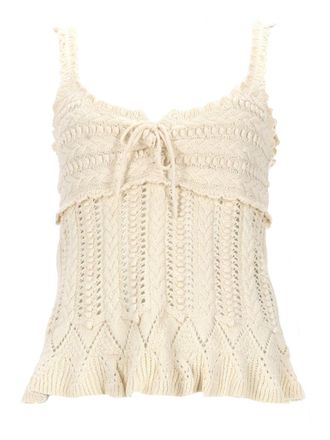 Isabel Marant Neves Openwork Knitted Tank Top