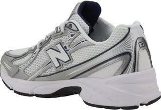 New Balance Unisex Sneakers 740 White-Silver-Navy Upper: Fabric Trainers White/silver/navy