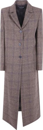 DRHOPE Coat Single-Breasted Long Coat