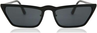 Prada PR 19US 1AB5S0 Womens Sunglasses Black Size 58