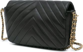 Chanel Hobo Bags - 2018 Mini Rectangular Chevron Lambskin Chain Aroun - Gr. unisize - in Schwarz - für Damen