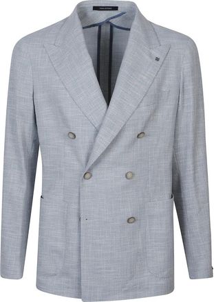 Tagliatore Monte Carlo Blazer - Heren - Blazers - Blauw - L - Katoen - Jassen
