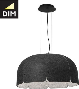 Faro Barcelona Faro Mute - Colgante Led Marr&oacute;n Gris Oscuro 36w