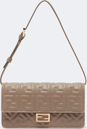 Fendi Borsa a spalla Baguette 26424 Small in pelle