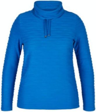 Rabe Dames, Tops, Blauw, Maat: 4XL
